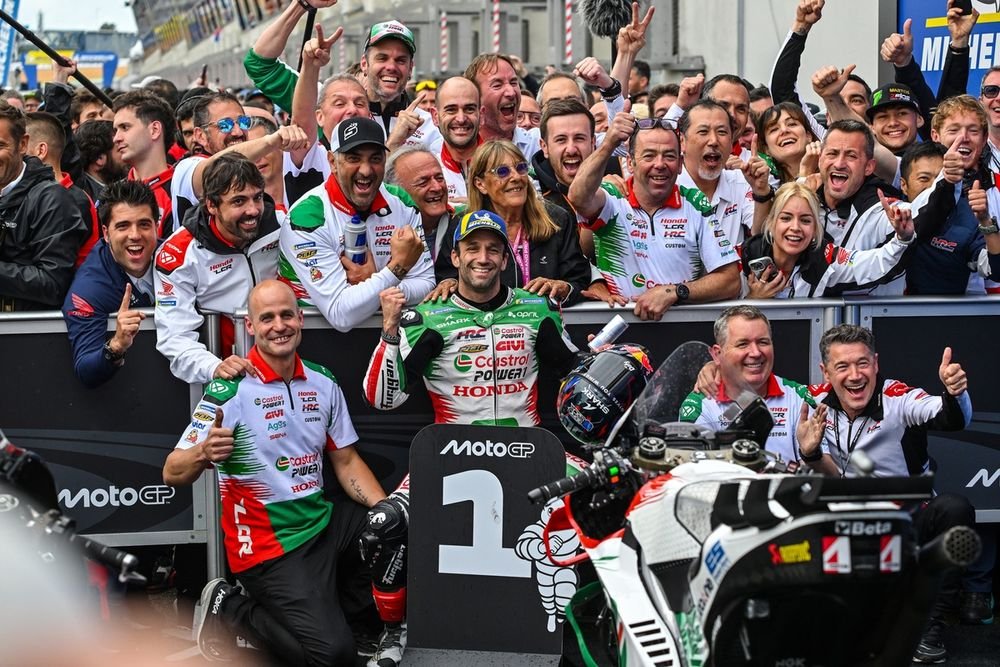 Johann Zarco court pour le team LCR Honda depuis 2024.
