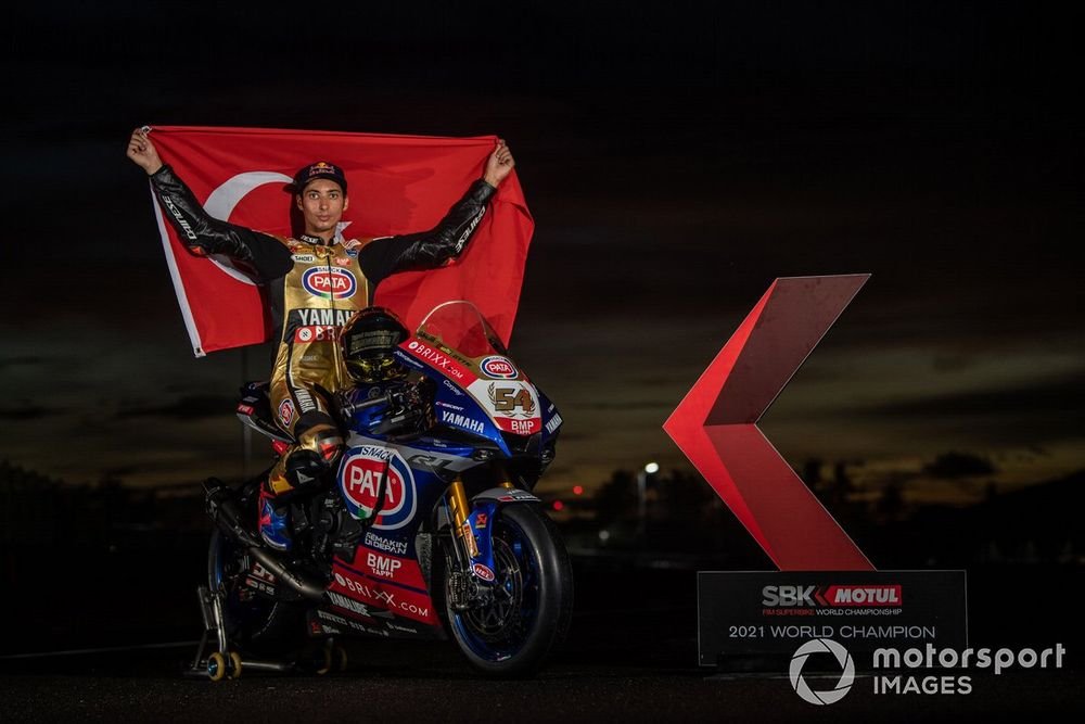 Toprak Razgatlioglu a remporté le titre WorldSBK avec Yamaha, en 2021.