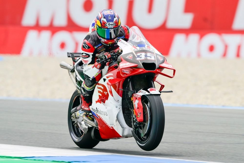 Somkiat Chantra a marqué son premier point en MotoGP juste avant de se blesser.