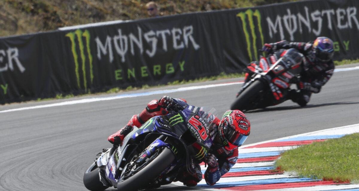 Fabio Quartararo a pris l'eau en Q1