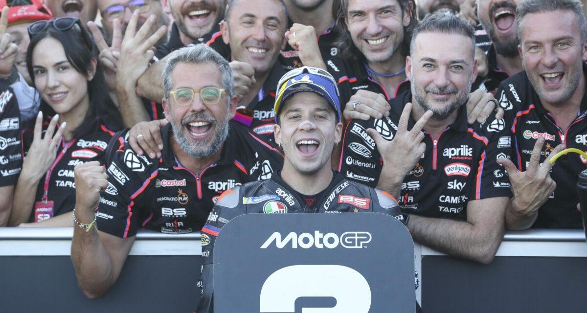 Marco Bezzecchi a terminé troisième à Balaton Park, offrant un nouveau podium à Aprilia.