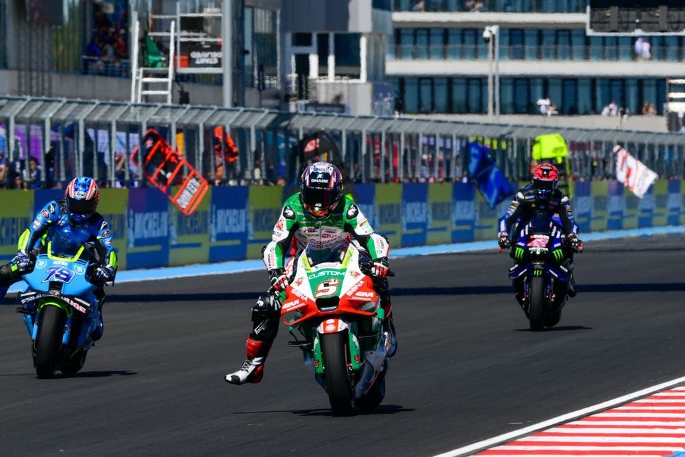 Johann Zarco était dans les points jusqu'à sa chute.