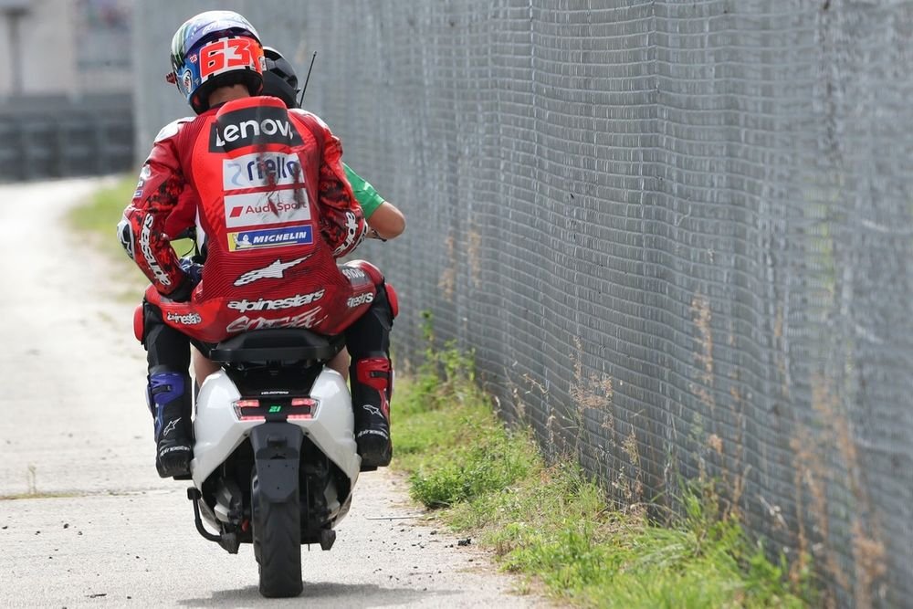 Pecco Bagnaia n'a marqué aucun point à Misano.