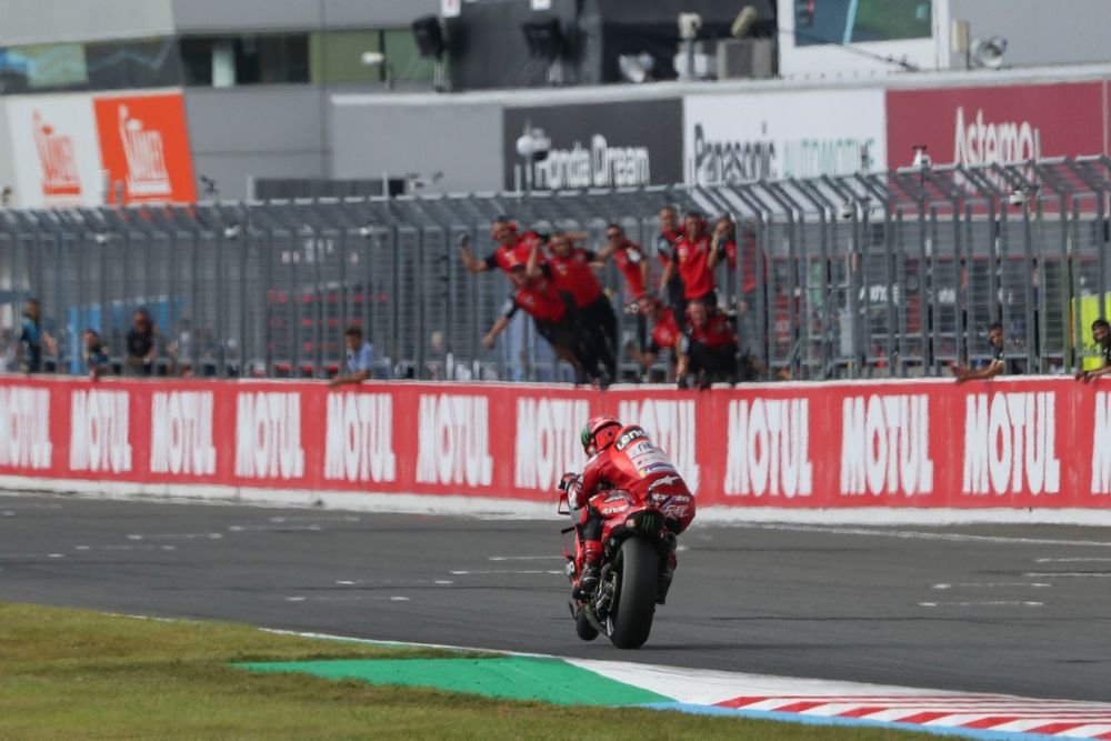 Pecco Bagnaia fait l'unanimité ce week-end.