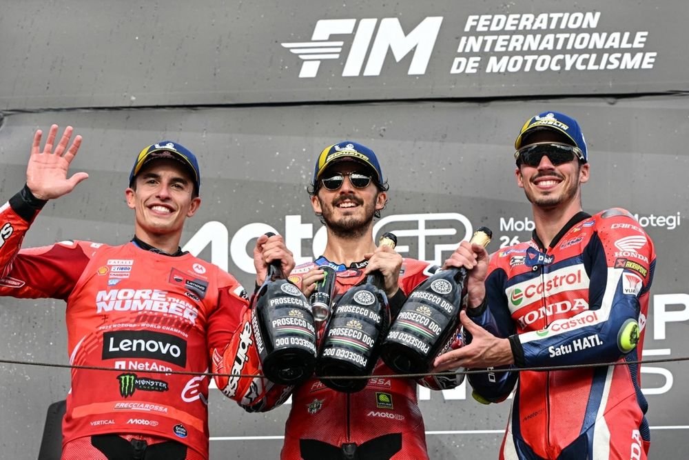 Le hasard veut que Marc Márquez soit titré le jour où son ancienne équipe retrouve le podium.