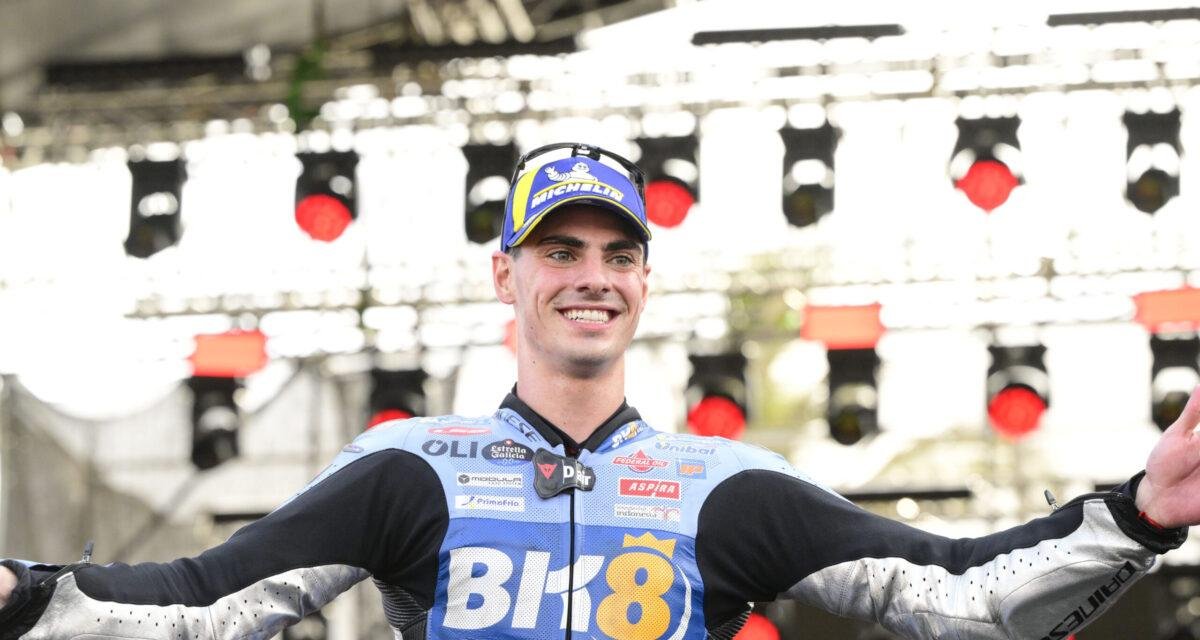 Fermin Aldeguer vient de remporter son premier grand prix