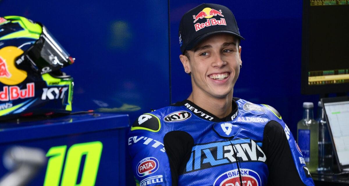 Diogo Moreira est champion du monde Moto2