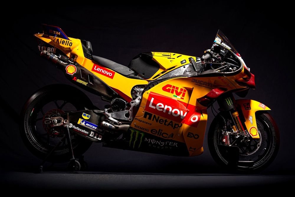 La livrée spéciale de la Ducati de Nicolo Bulega pour le test de Valence