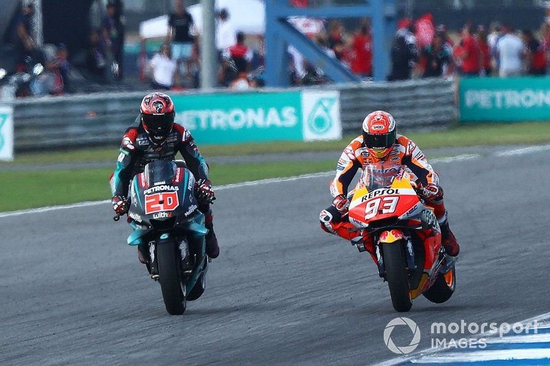 Pour décrocher le titre 2019, Marc Márquez a livré une bagarre de toute beauté face à Fabio Quartararo.
