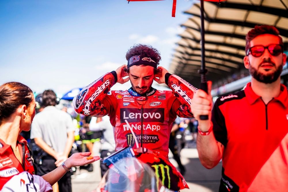 Pecco Bagnaia (Ducati Team) a fini par reculer au cinquième rang du championnat.