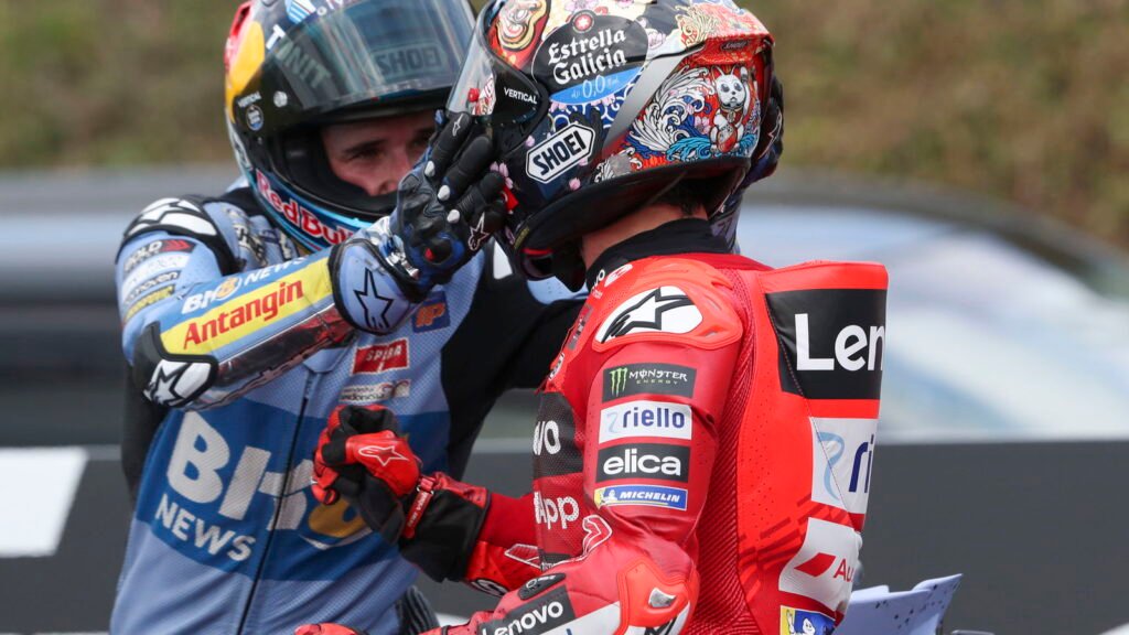 MotoGP : le team Gresini remercie Alex Marquez d’avoir facilité l’arrivée de Marc et « supporté » son poids