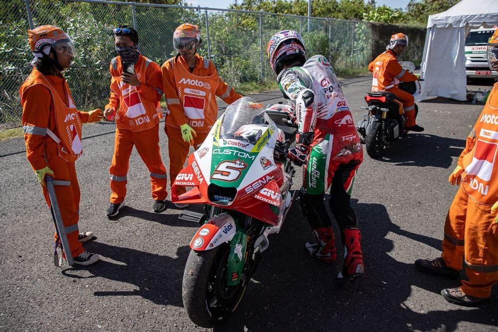 Chute de Johann Zarco, Team LCR Honda 