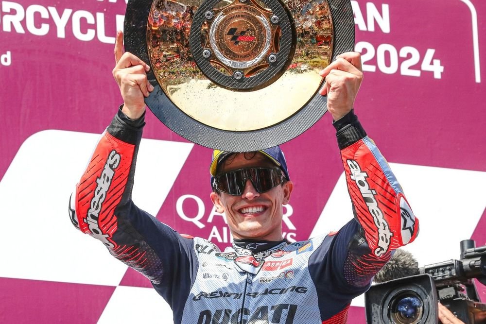 Phillip Island 2024, la troisième et dernière victoire de Marc Márquez avec Gresini.