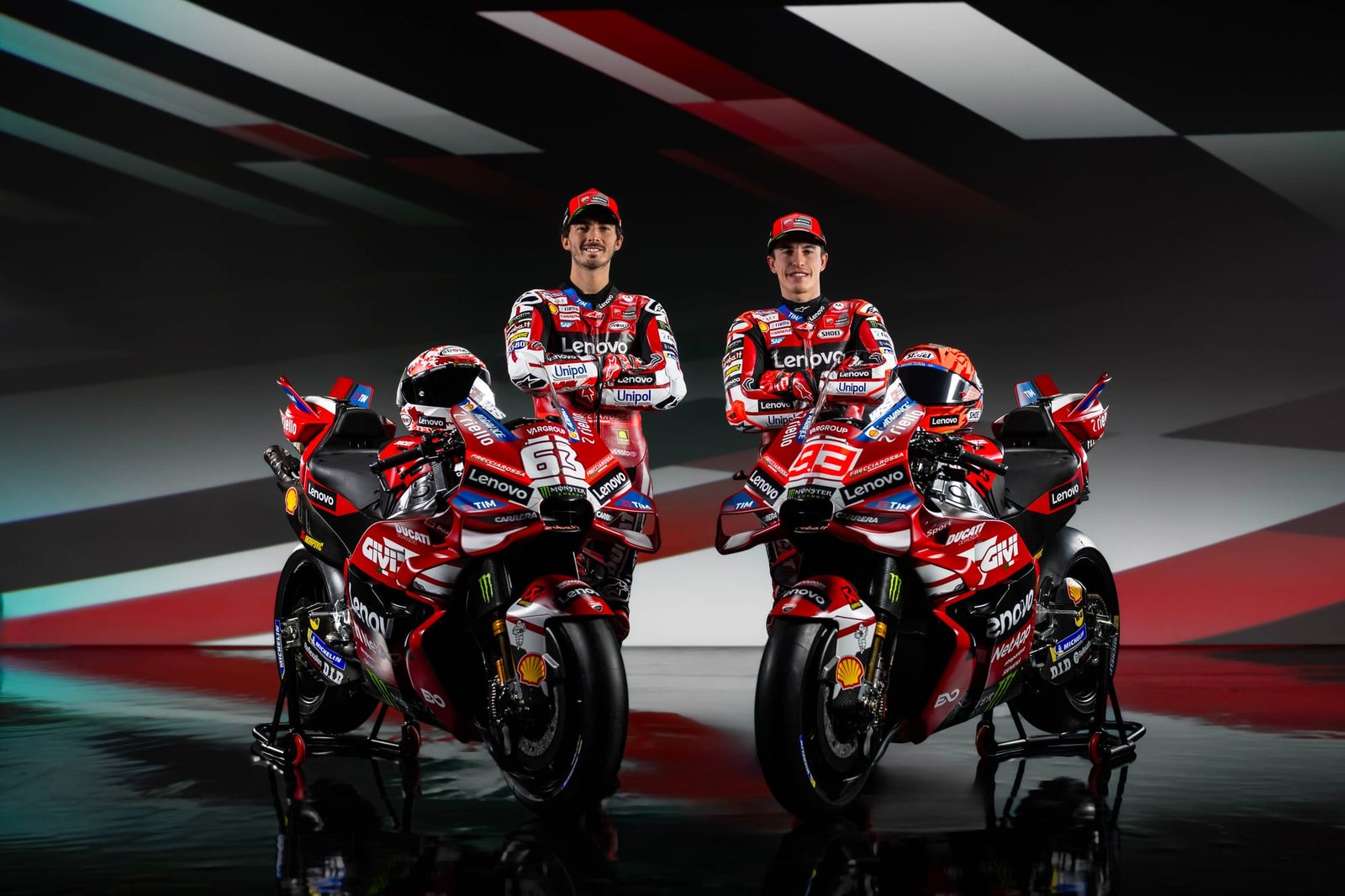 Les couleurs de Marquez et Bagnaia pour 2026