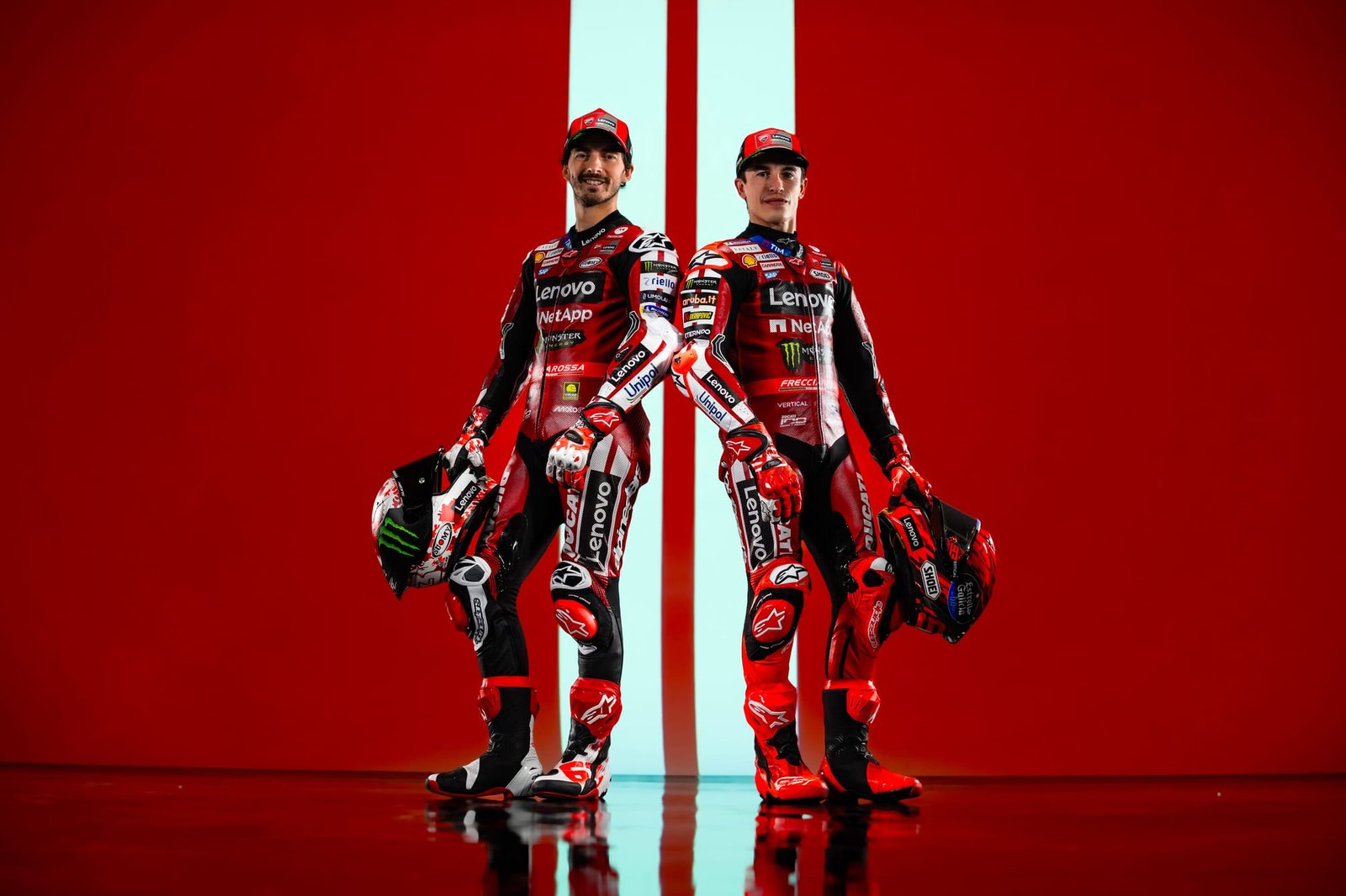 Les couleurs de Marquez et Bagnaia pour 2026