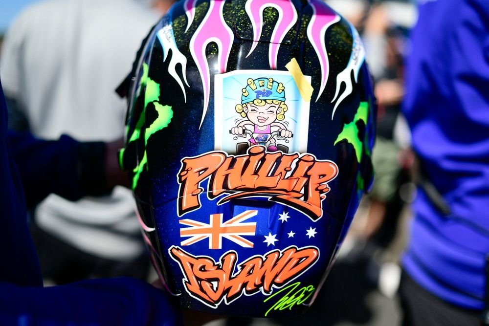 Le casque de Jack Miller pour le GP d'Australie 2025.