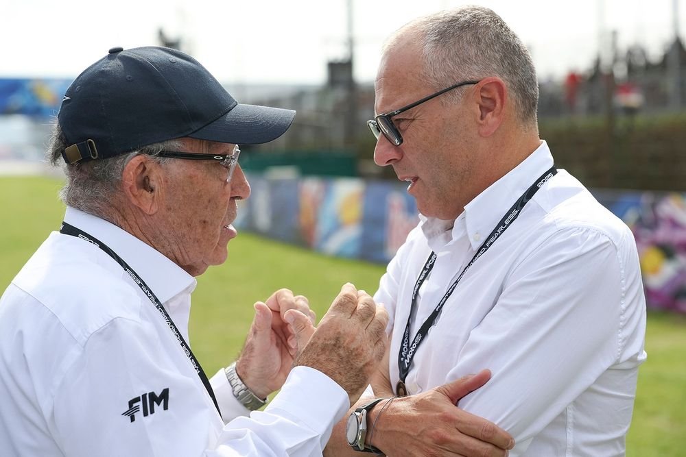 Stefano Domenicali et Carmelo Ezpeleta